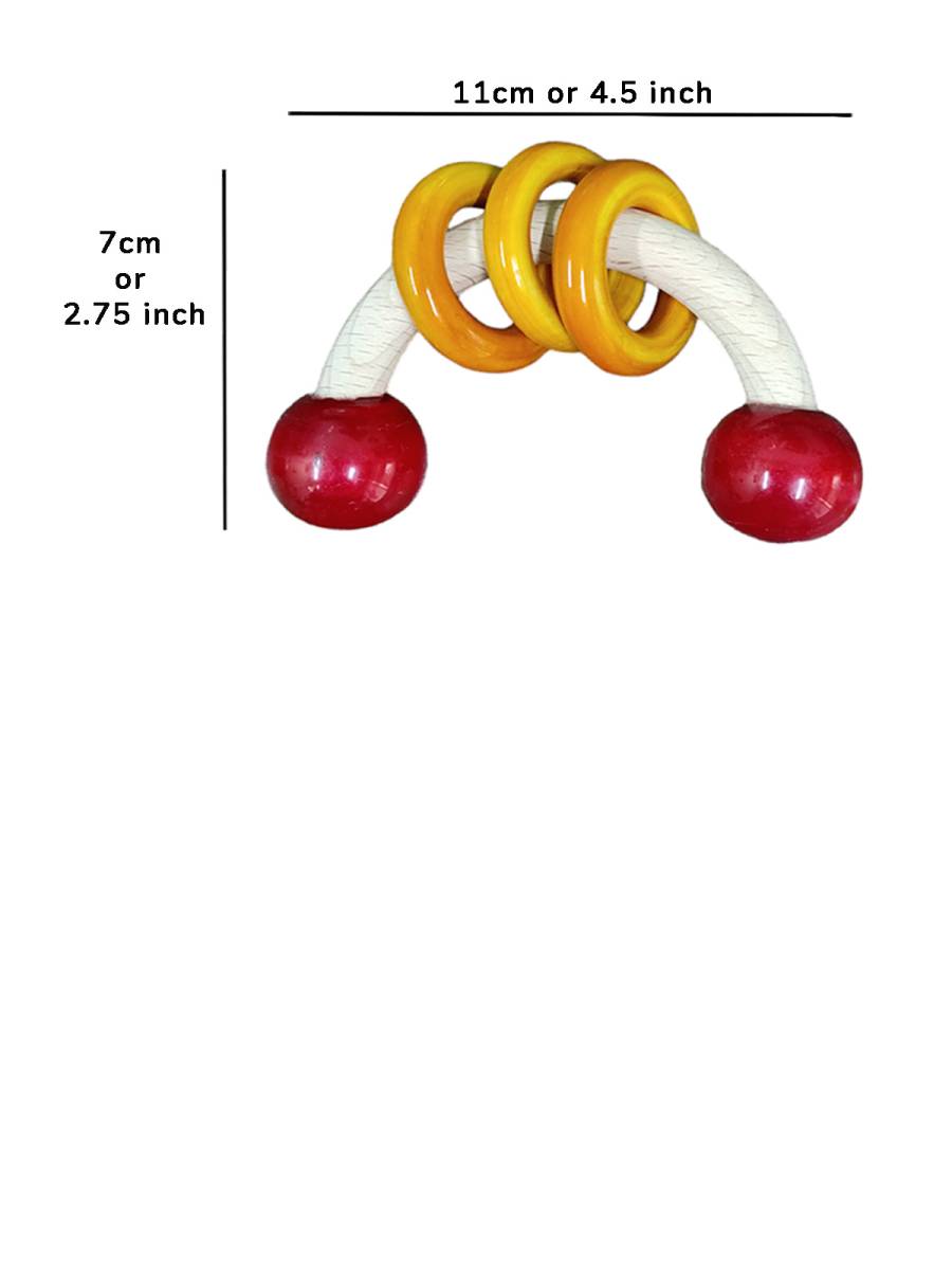 Rattle - Curvy with Rings Rattle - Curvy with Rings