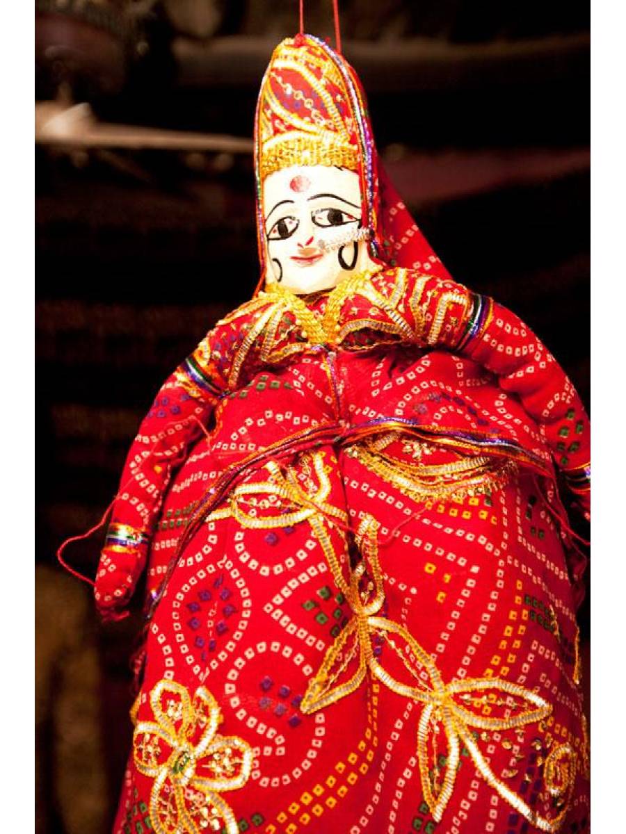 Rajasthani Kathputli, Maroon Combo - Geographical Indexed