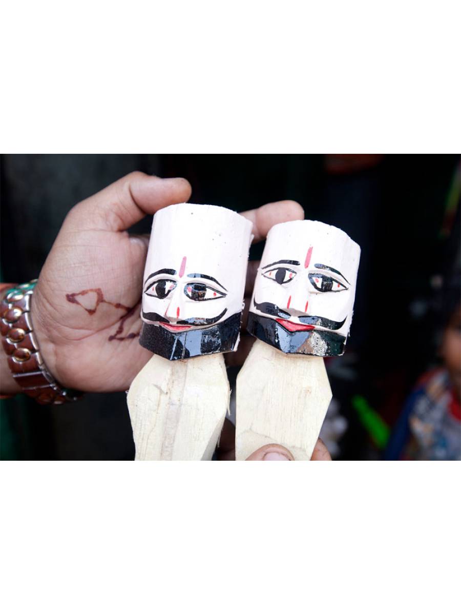 Rajasthani Kathputli, Maroon Combo - Geographical Indexed