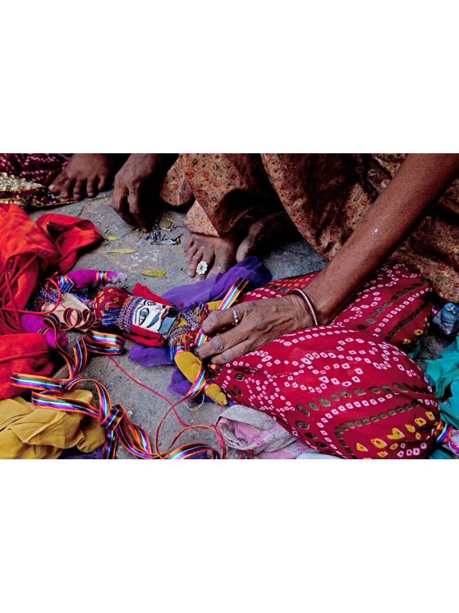 Rajasthani Kathputli, Maroon Combo - Geographical Indexed