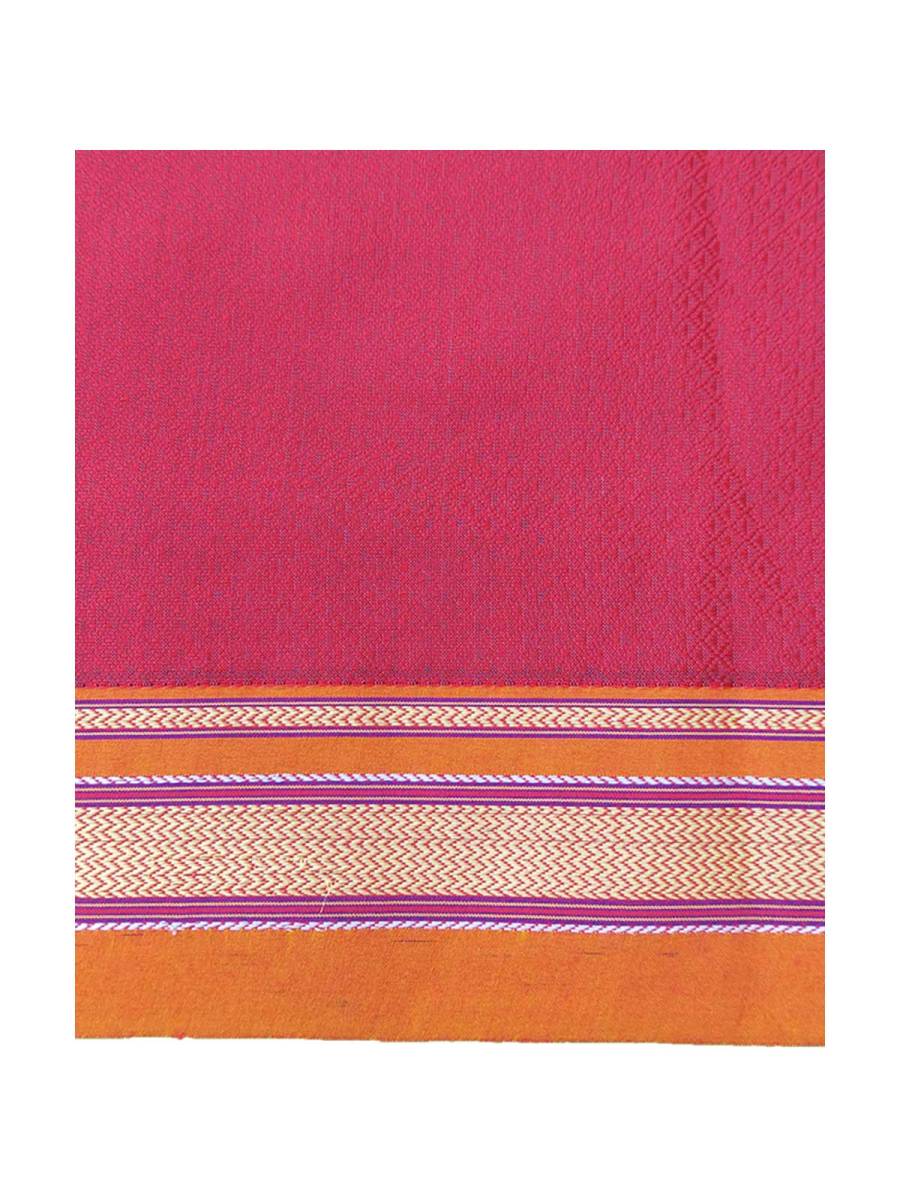 Khana / Khunn Blouse Piece - Maroon with Orange blend