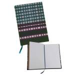 Khana Handloom Diaries - A5 Size - Green Black