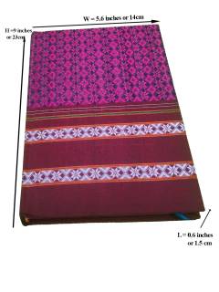 Khana Handloom Diaries - A5 Size - Pink