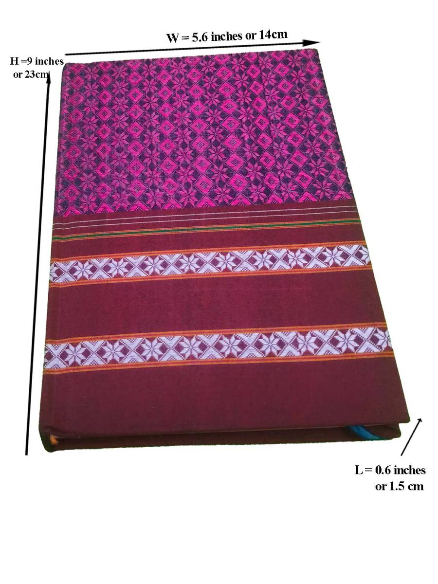 Khana Handloom Diaries - A5 Size - Pink Khana Handloom Diaries - A5 Size - Pink