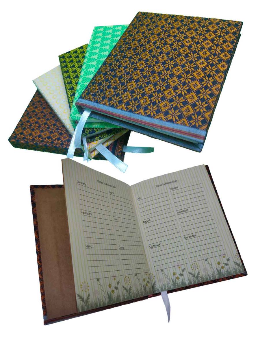 Khana Handloom Diaries  - A6 Size - Set of 5