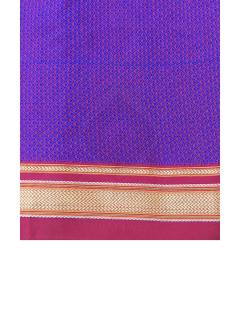 Khana / Khunn Blouse Piece - Purple with Maroon blend
