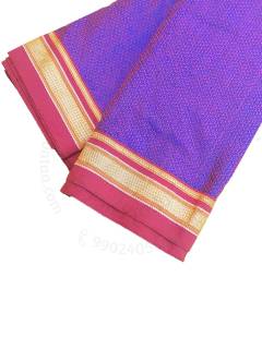 Khana / Khunn Blouse Piece - Purple with Maroon blend
