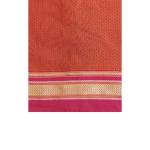 Khana / Khunn Blouse Piece - Dark Orange with Golden blend

