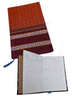 Khana Handloom Diaries - A5 Size - Orange
