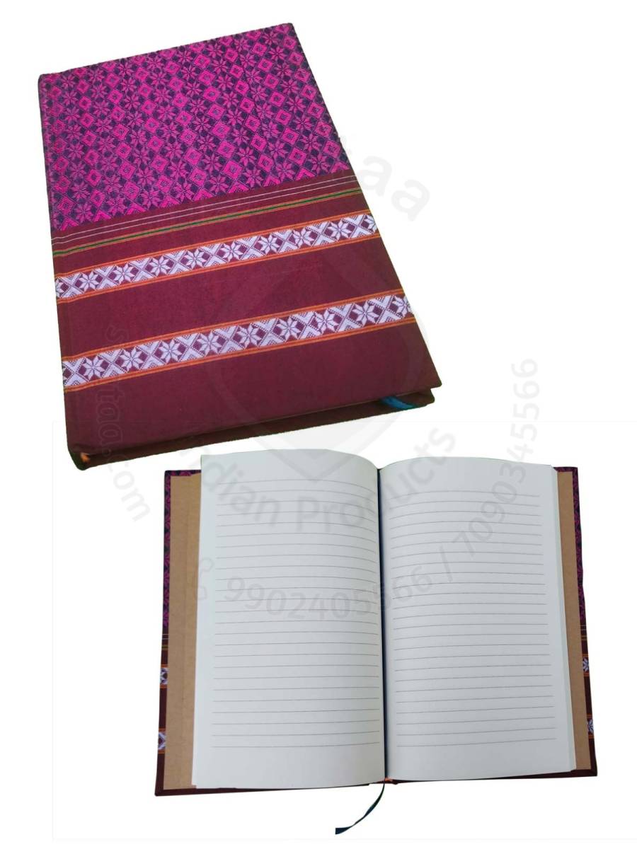 Khana Handloom Diaries - A5 Size - Pink
Khana Handloom Diaries - A5 Size - Pink