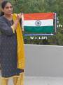 The Indian National Flag | Khadi Cotton Tiranga | 1.5 ft x 1ft  | BIS - IS1 approved