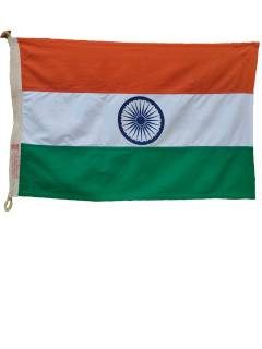 The Indian National Flag | Khadi Cotton Tiranga | 3 Ft x 2 Ft | BIS - IS1 approved