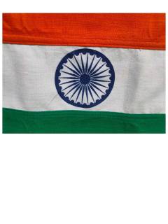 The Indian National Flag | Khadi Cotton Tiranga| 9 inch x 6 inch - Car Flag | BIS - IS1 approved