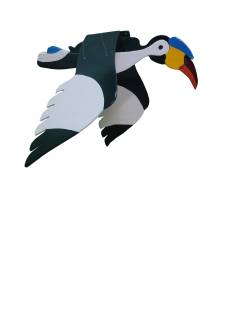 Wooden Bird - Hornbill - Garden/Outdoor Decor