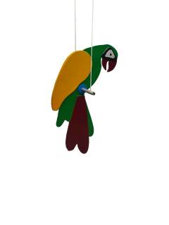 Wooden Bird - Parrot -  Garden/Outdoor Decor
