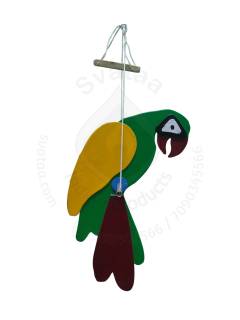 Wooden Bird - Parrot -  Garden/Outdoor Decor
