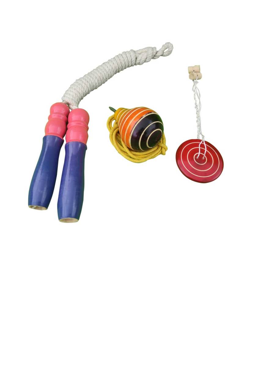 Game - Rope Top, Skipping Rope and Spinner - Combo
