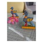 Handcrafted Wooden Carved Bird - Garuda - Eagle Figurine - Set of 2 - Orissa Crafts - Home Decor
