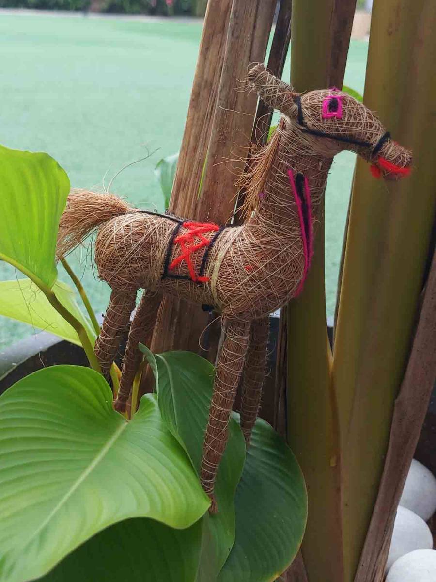 Orissa Coir Crafts - Handcrafted Horse Figurine - Home Decor