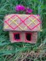 Orissa Coir Crafts - Handcrafted Hut Figurine - Home Decor