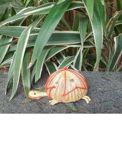 Orissa Coir Crafts - Handcrafted Tortoise Figurine - Set of 2 - Home Decor Orissa Coir Crafts - Handcrafted Tortoise Figurine - Set of 2 - Home Decor