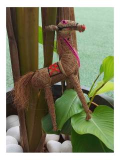 Orissa Coir Crafts - Handcrafted Horse Figurine - Home Decor
