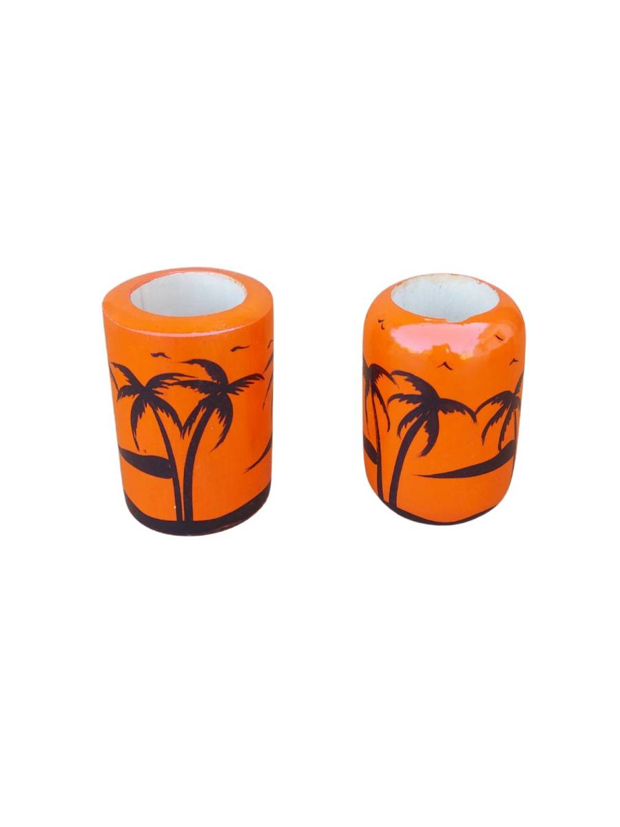 Wooden Art Work Penstand - Pack of 1 - Assorted
