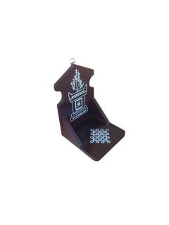 Festive - Diya Stand - Wall Hanging - Brown
