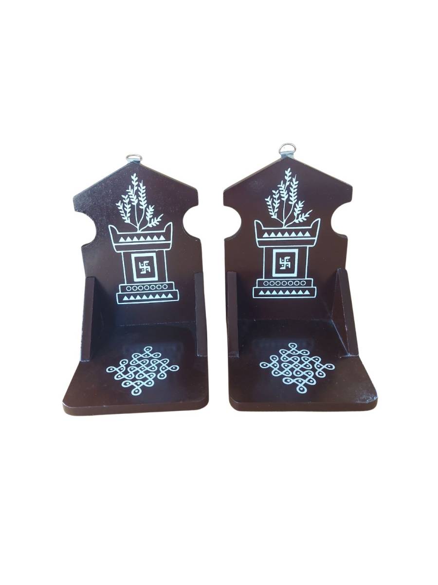 Festive - Diya Stand - Set of 2 - Wall Hanging - Brown
Festive - Diya Stand - Set of 2 - Wall Hanging - Brown