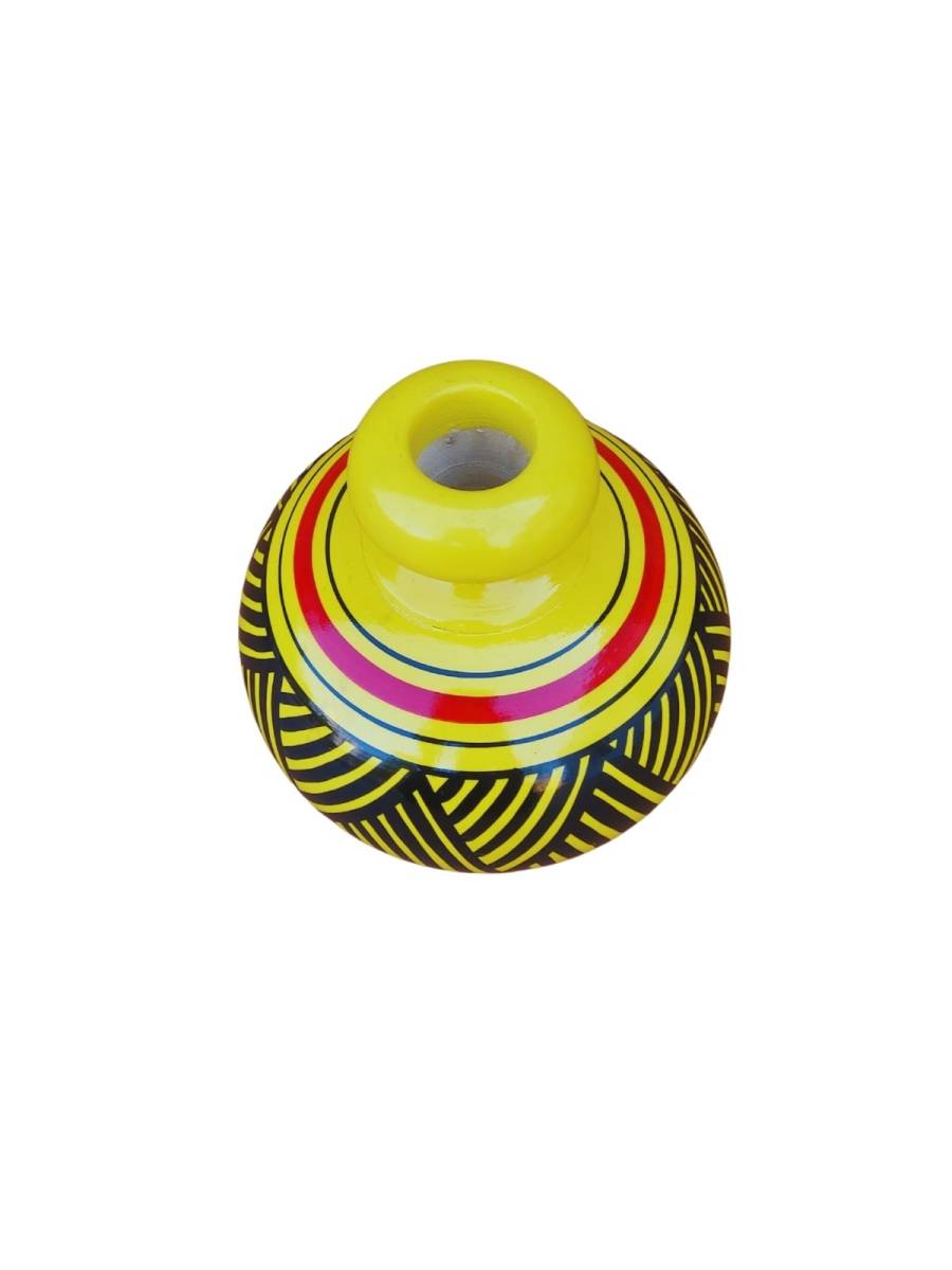 Wooden Vase - Abstract Art - Yellow
Wooden Vase - Abstract Art - Yellow