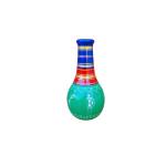Wooden Vase - Warli Art - Green
