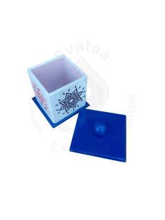 Wooden Candy Box | Storage Box - Mandala Print - Pack of 1 - Assorted Color