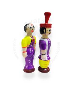 Pair Doll - Wedding -  4.5inch - Purple

