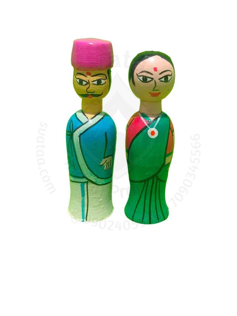 Peg Dolls - Regional Couple Dolls - Mini - Set of 3
