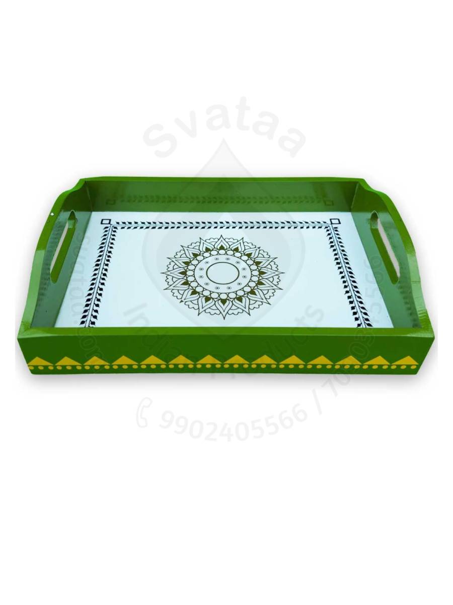 Wooden Serving Tray - Medium - Assorted Color
