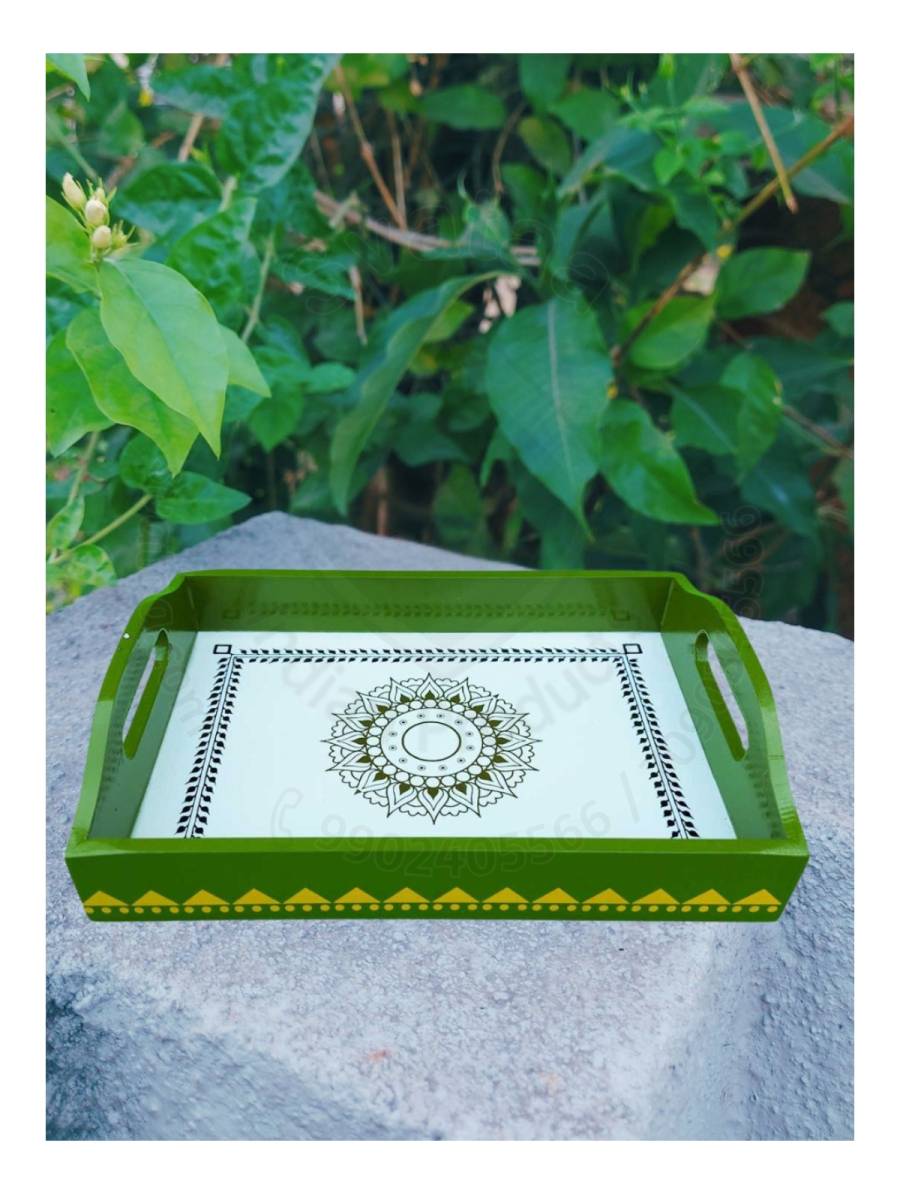 Wooden Serving Tray - Medium - Assorted Color

