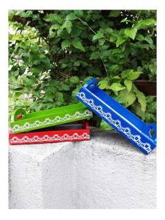 Wooden Serving Tray - Small - Assorted Color - 6x8 inches
