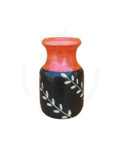 Wooden Carved Vase - Pack of 1 - Small - Assorted
