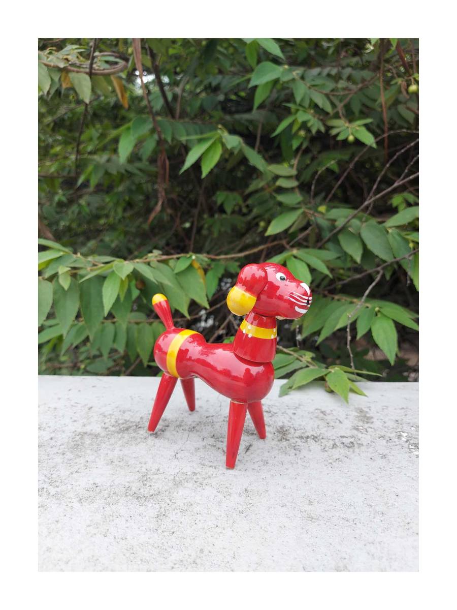 Toy - Wooden Dog Toy - Wooden Dog