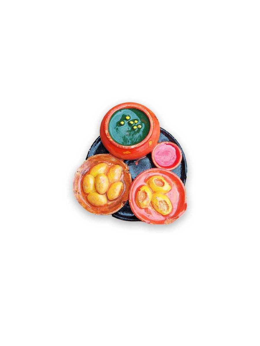 Fridge Magnet - Gol Gappa Fridge Magnet - Gol Gappa