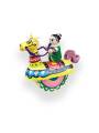 Toy - Miniature Wooden Rocking Horse Procession Couple Doll
