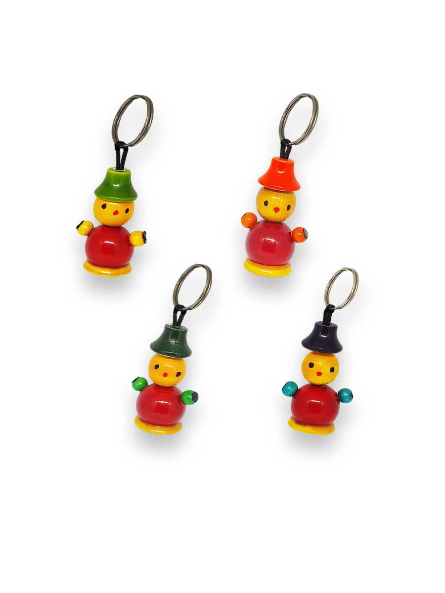Keychain - Cap Bird - Set of 10 - Assorted Color Keychain - Cap Bird - Set of 10 - Assorted Color