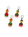 Keychain - Flat Cap Joker - Single - Assorted Color Keychain - Flat Cap Joker - Single - Assorted Color