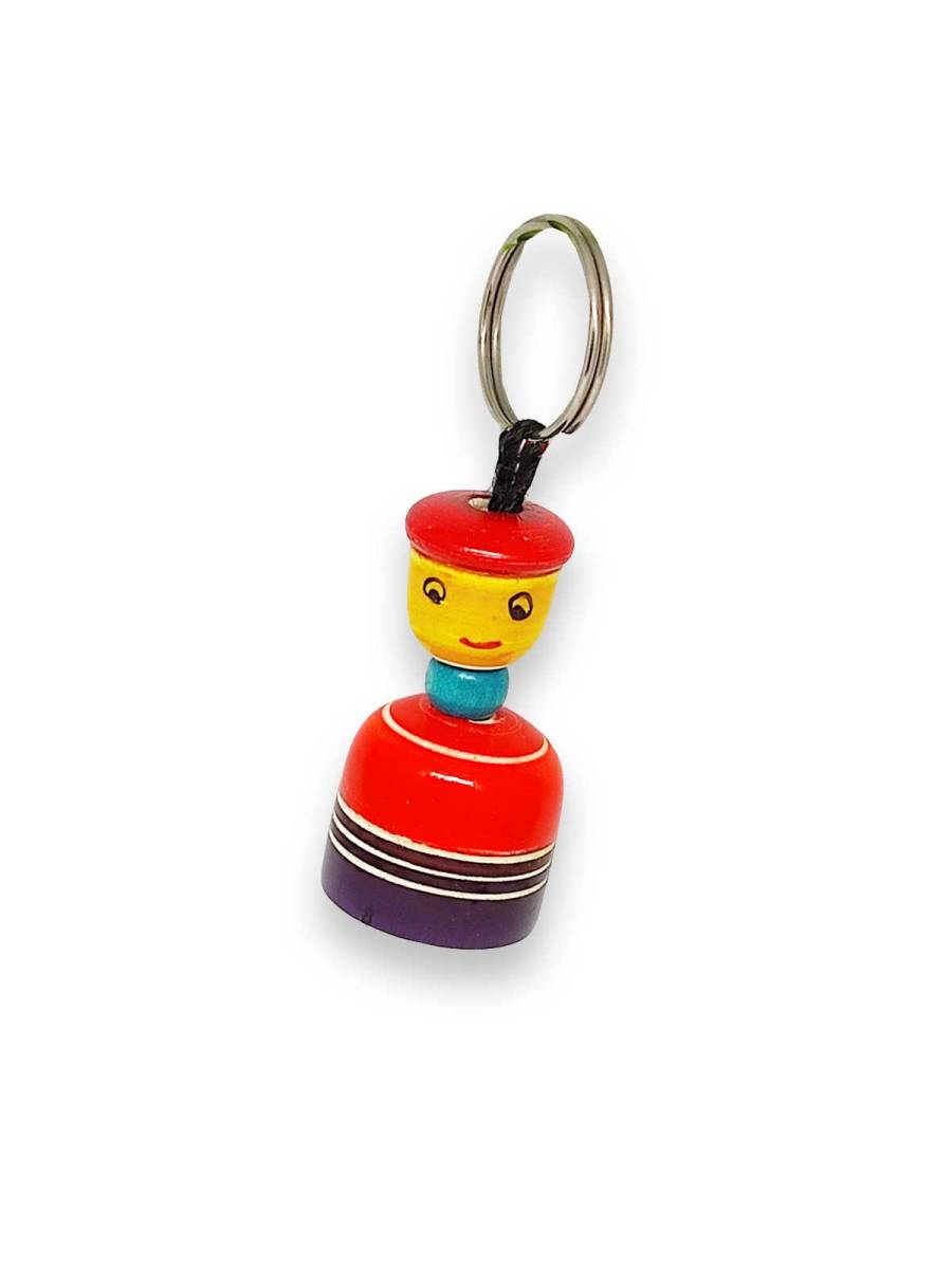 Keychain - Flat Cap Joker - Single - Assorted Color Keychain - Flat Cap Joker - Single - Assorted Color
