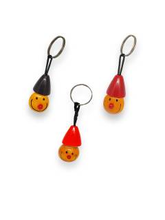 Keychain - Smiley Joker - Set of 10 - Assorted Color Keychain - Smiley Joker - Set of 10 - Assorted Color