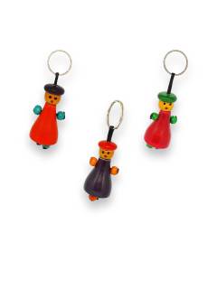 Keychain - Bell Joker - Set of 10 - Assorted Color Keychain - Bell Joker - Set of 10 - Assorted Color