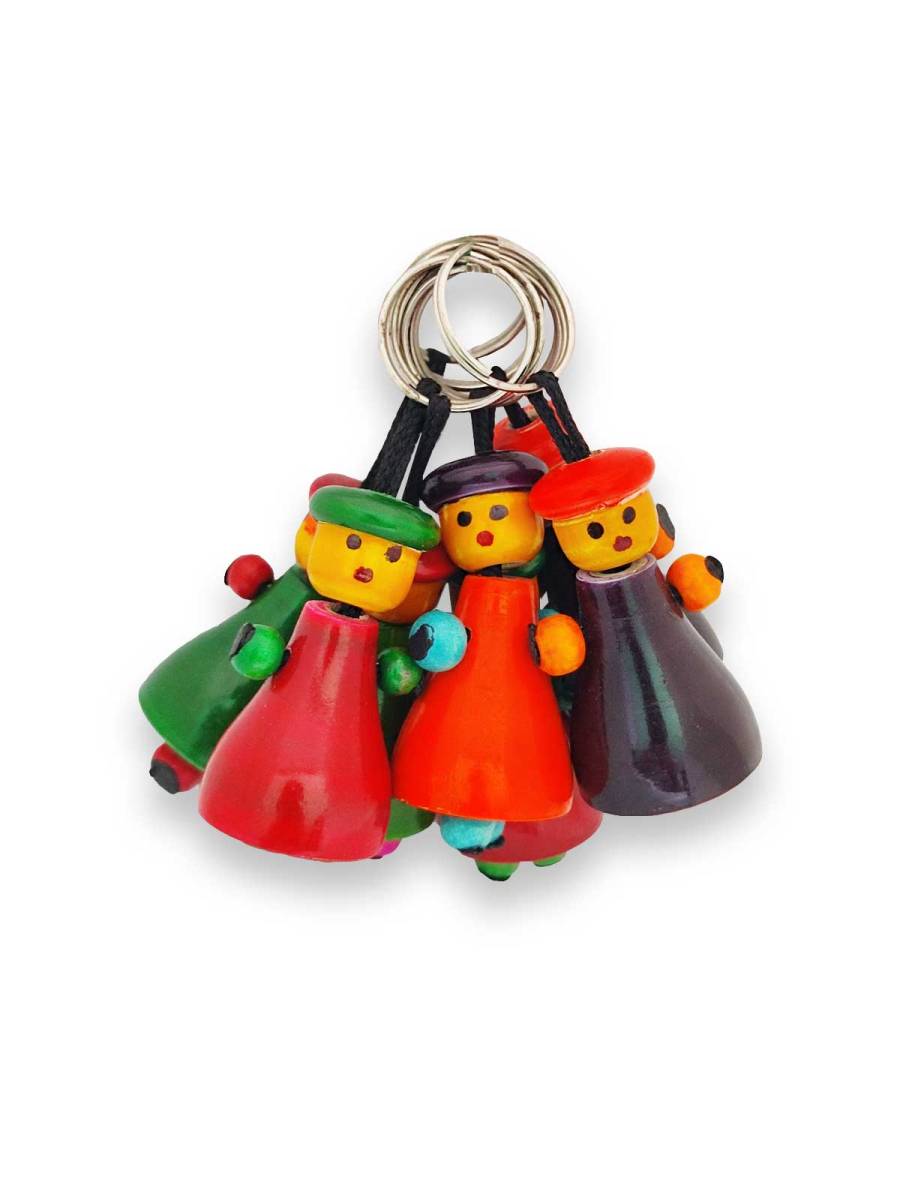 Keychain - Bell Joker - Set of 10 - Assorted Color