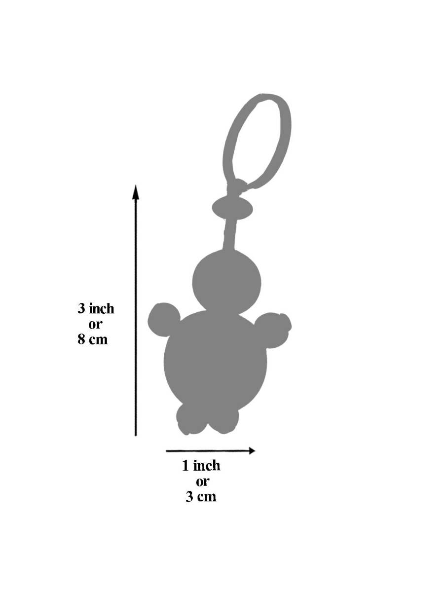 Keychain - Round Duck - Single -  Assorted Color
