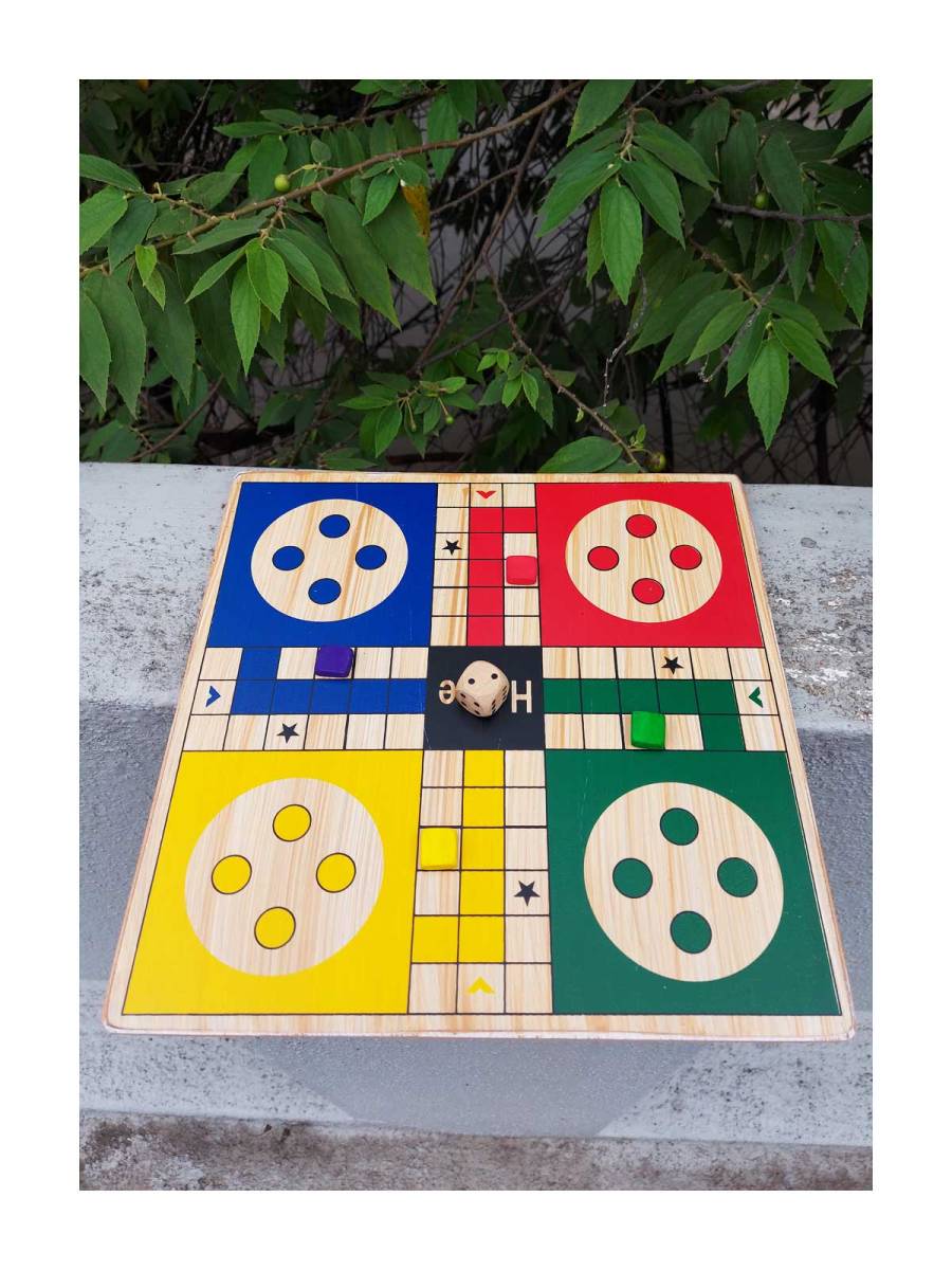 Game - Wooden Snake & Ladder and Ludo Game - Wooden Snake & Ladder and Ludo