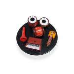 Miniature Musical Instruments Set - 7 inch Black Base